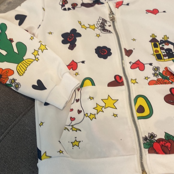 LOLA AND THE BOYS “Day of the Dead” Sweatsuit - sz 5/6 - Picture 5 of 9